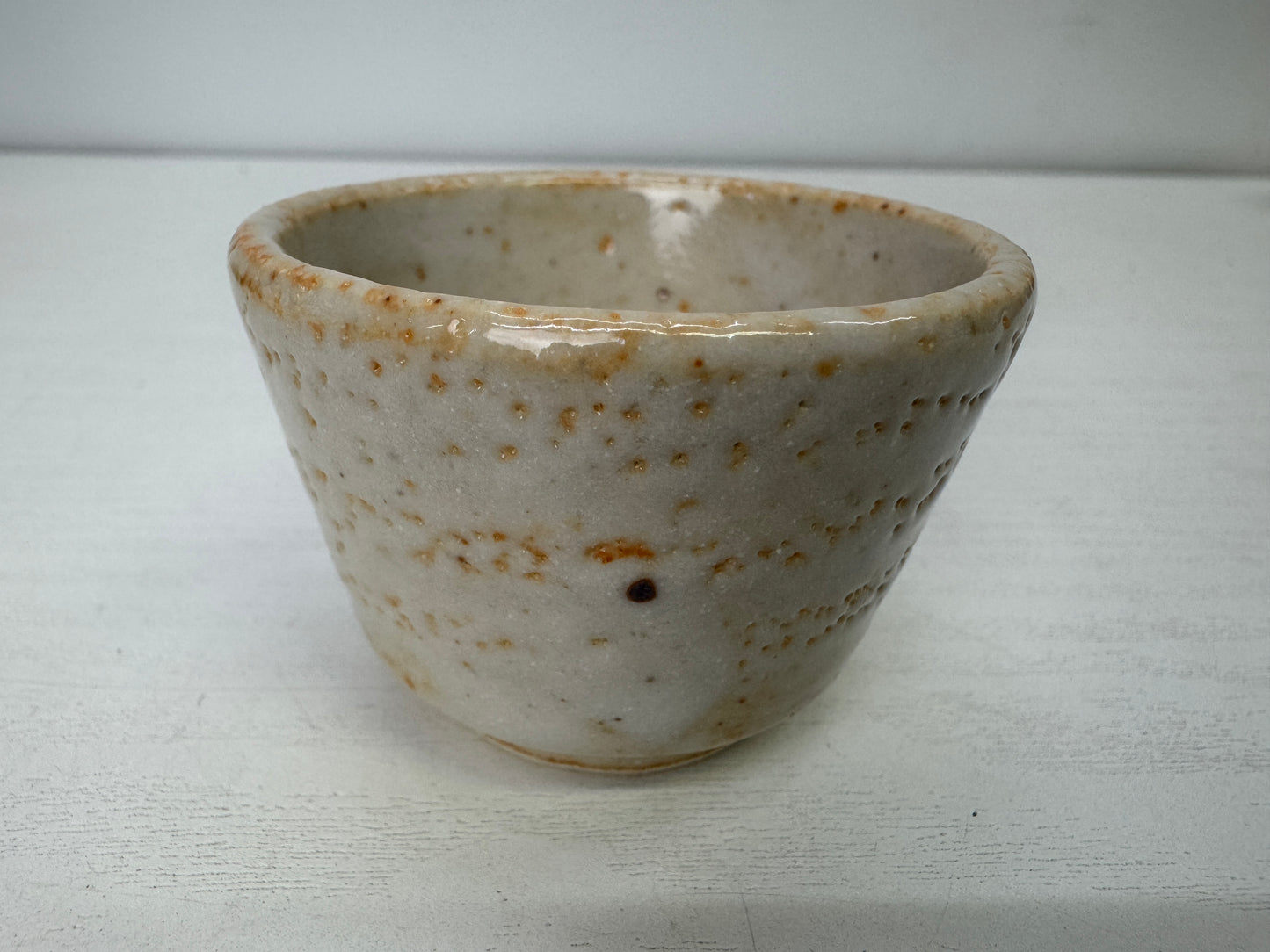 Y9933 CHAWAN Mino-ware sake cup set of 5 signed box Japan antique tableware