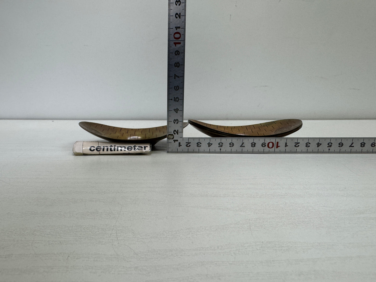 Y9938 DISH copper Chataku Coaster oval signed Japan antique Sencha tea utensils