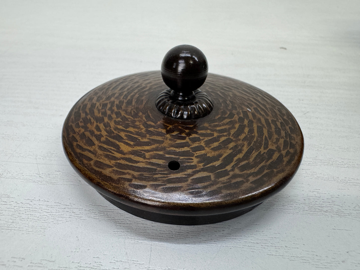 Y9940 KETTLE Copper hammered tea pot water jug Japan antique kitchen cooking