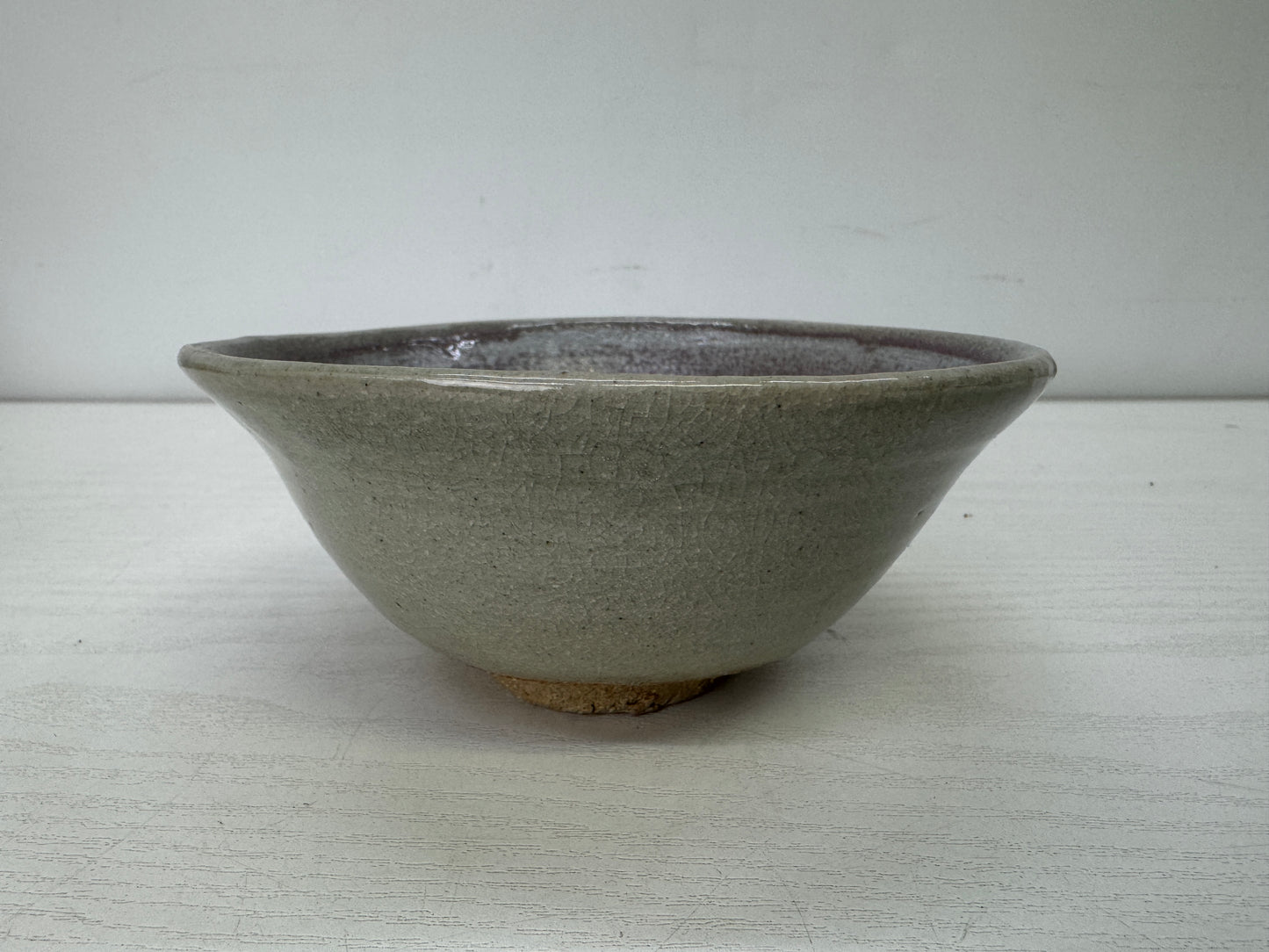 Y9941 CHAWAN Seto-ware bowl signed box Japan antique tea ceremony pottery cup