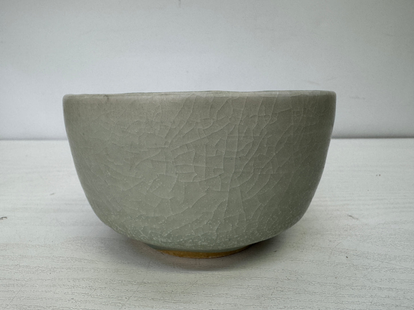 Y9943 CHAWAN Seto-ware bowl signed box Japan antique tea ceremony pottery cup