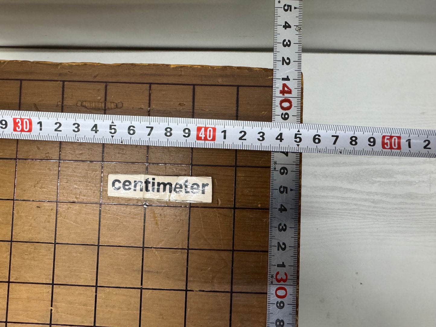 Y9952 GO wood board with legs strategy game Igo shogi Japan antique traditional