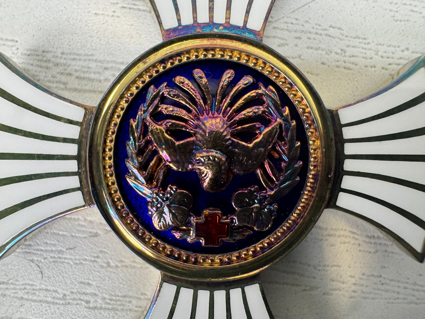 Y9954 KUNSHO Red Cross medal box Japanese military award merit order decoration