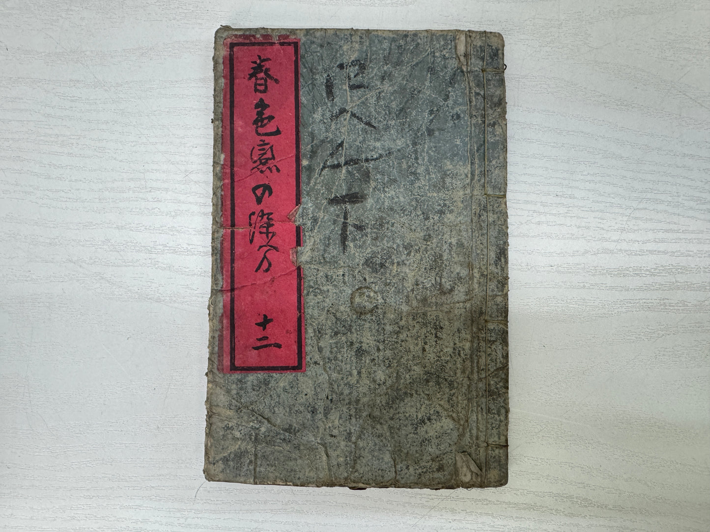 Y9955 WOODBLOCK PRINT Japanese book Yoshiiku Edo era Japan antique publication