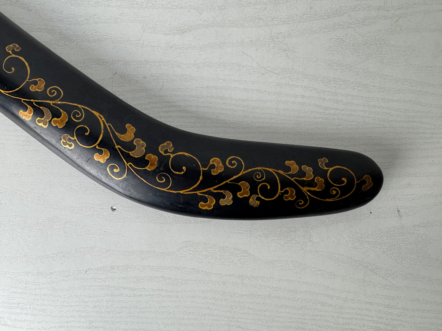 Y9965 SAYA Naginata sheath scabbard Makie Japan antique samurai katana koshirae