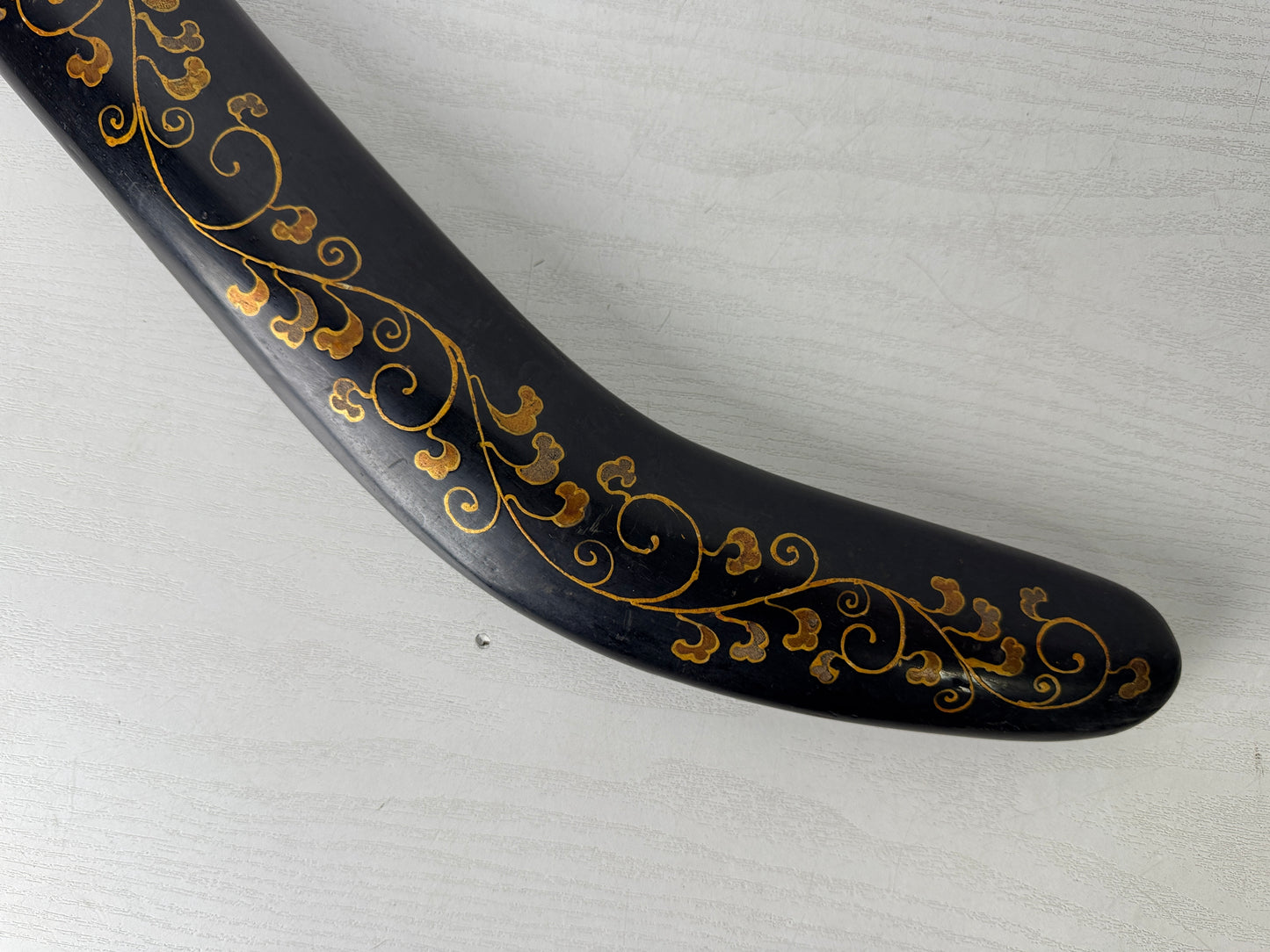 Y9965 SAYA Naginata sheath scabbard Makie Japan antique samurai katana koshirae