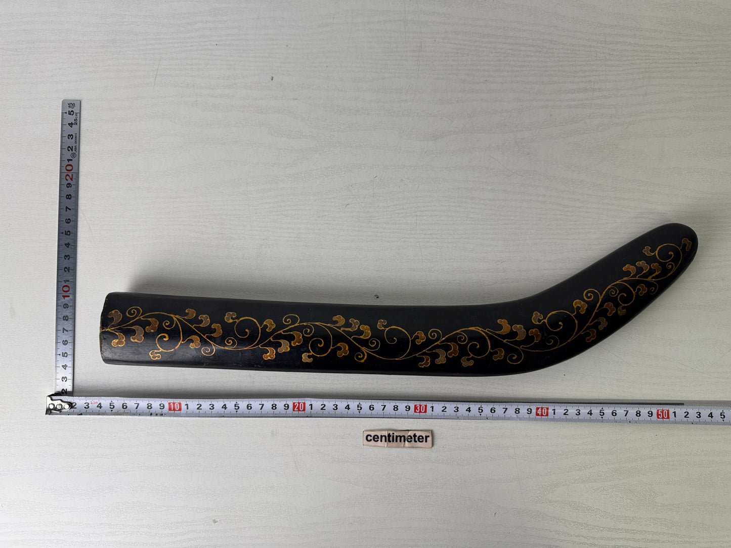 Y9965 SAYA Naginata sheath scabbard Makie Japan antique samurai katana koshirae