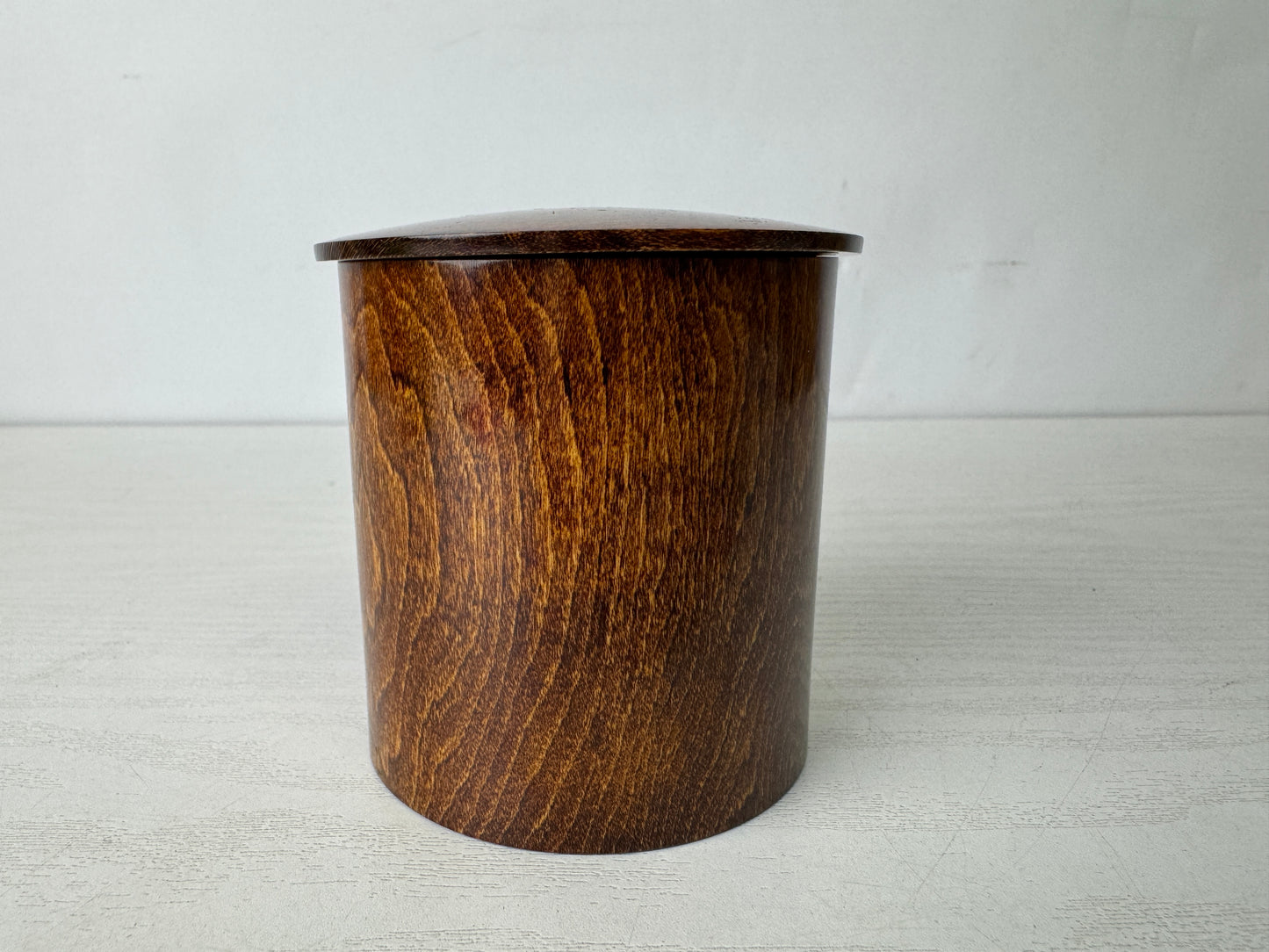 Y9966 TEA CADDY wooden Natsume signed box Japan antique matcha container case