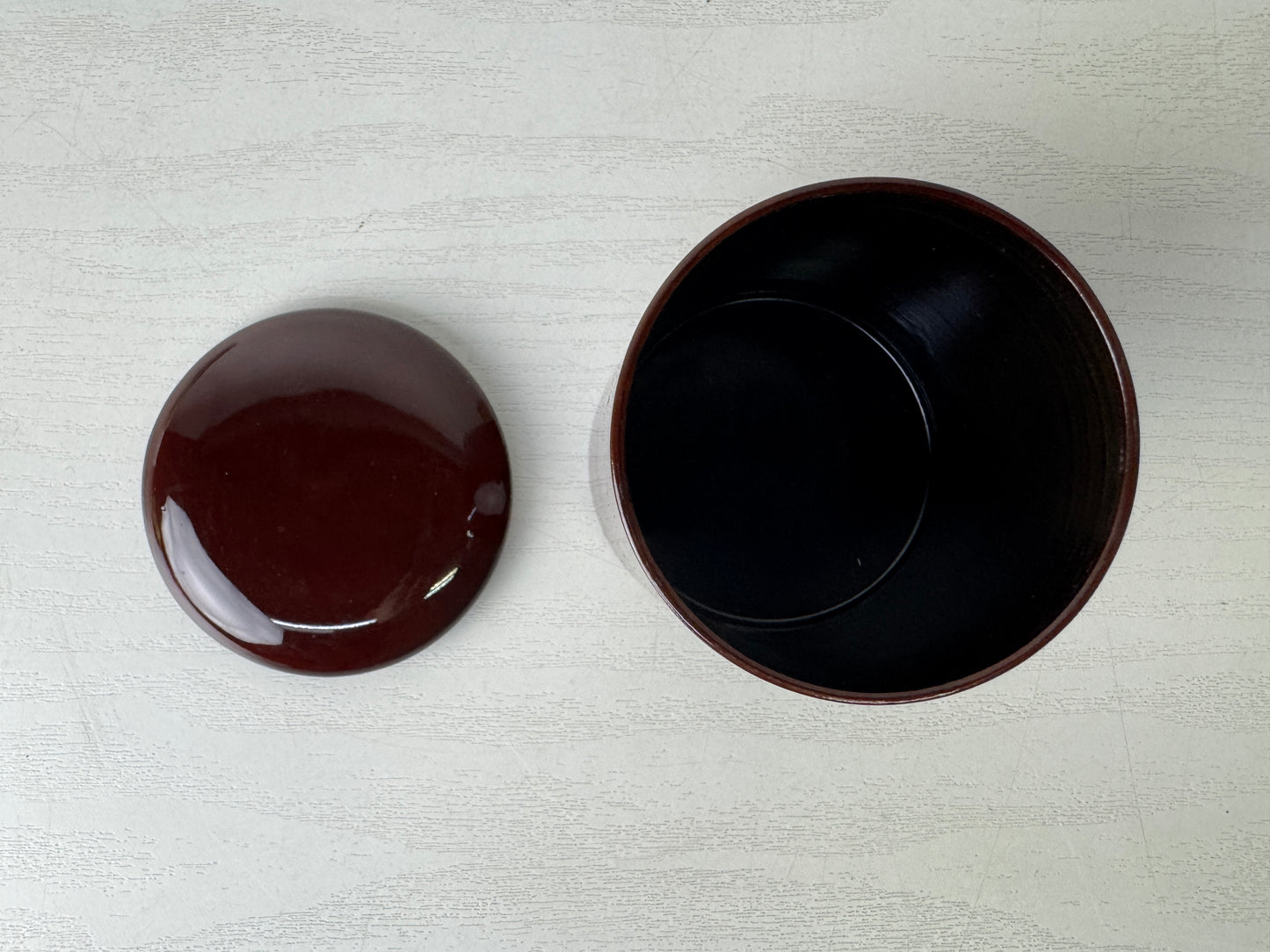 Y9968 TEA CADDY Natsume signed box tea ceremony Japan antique matcha container