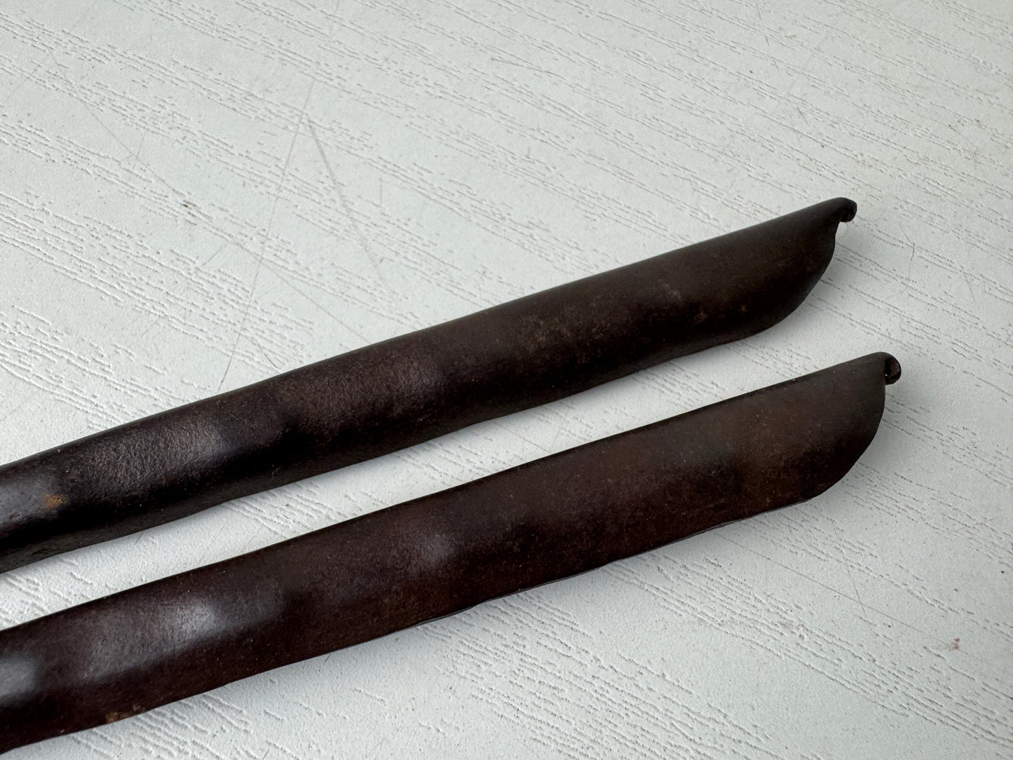 Y9977 HIBASHI Iron chopsticks fire tongs Japan Tea Ceremoy utensils antique