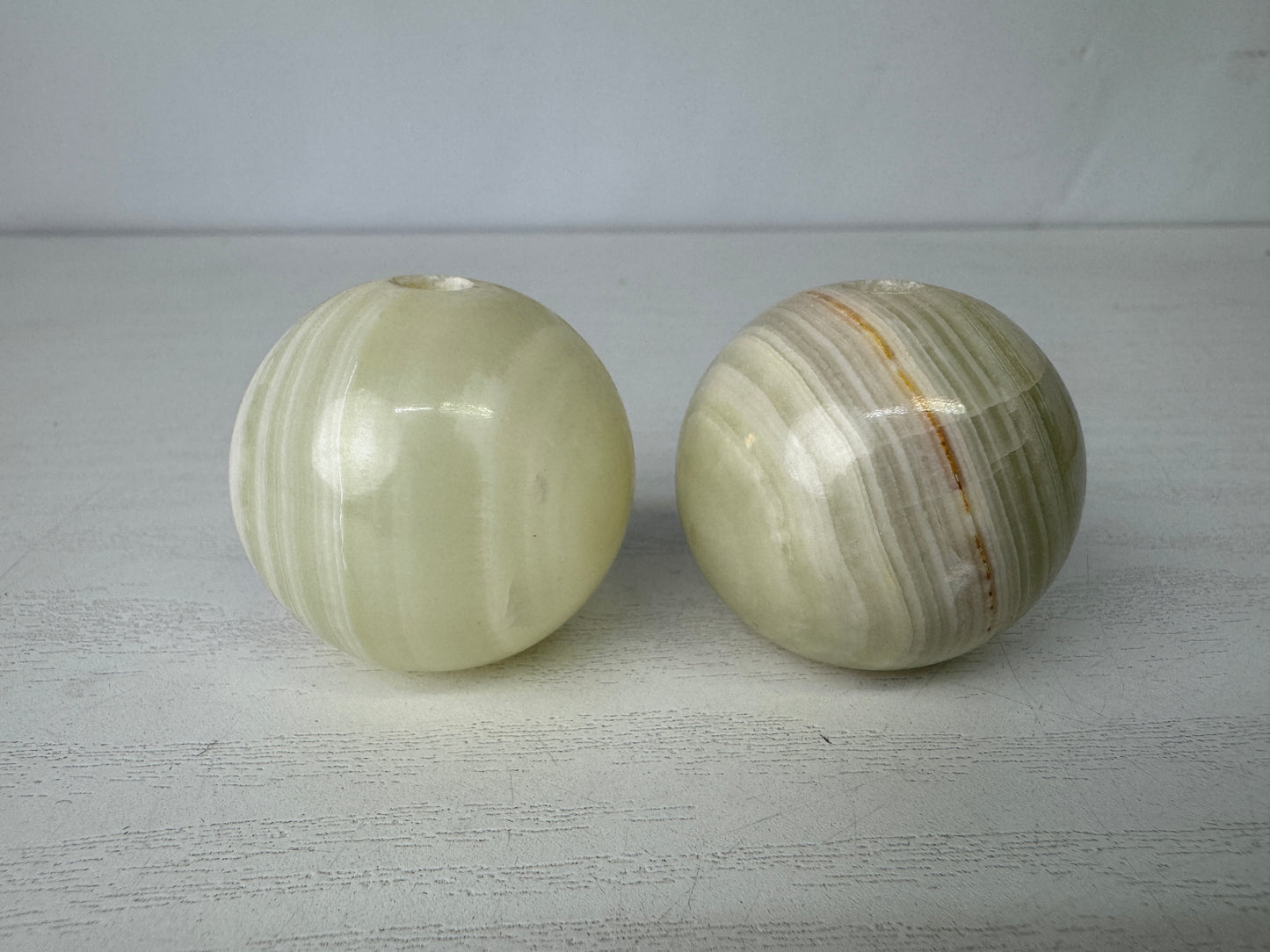 Y9982 FUCHIN Onyx round ball box Japan antique kakejiku Hanging Scroll Weight