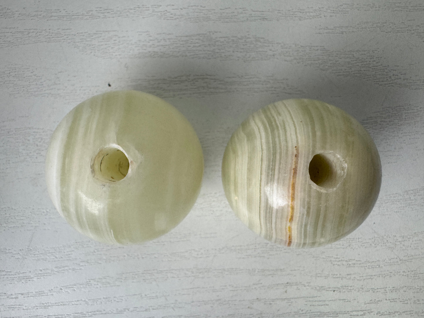 Y9982 FUCHIN Onyx round ball box Japan antique kakejiku Hanging Scroll Weight