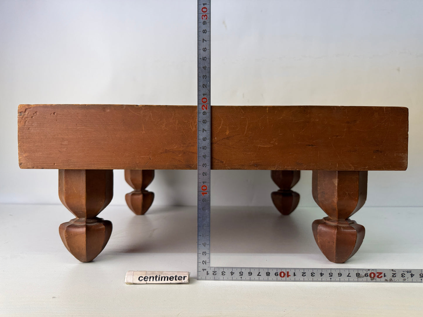 Y9985 GO wood board with legs strategy game Igo shogi Japan antique traditional