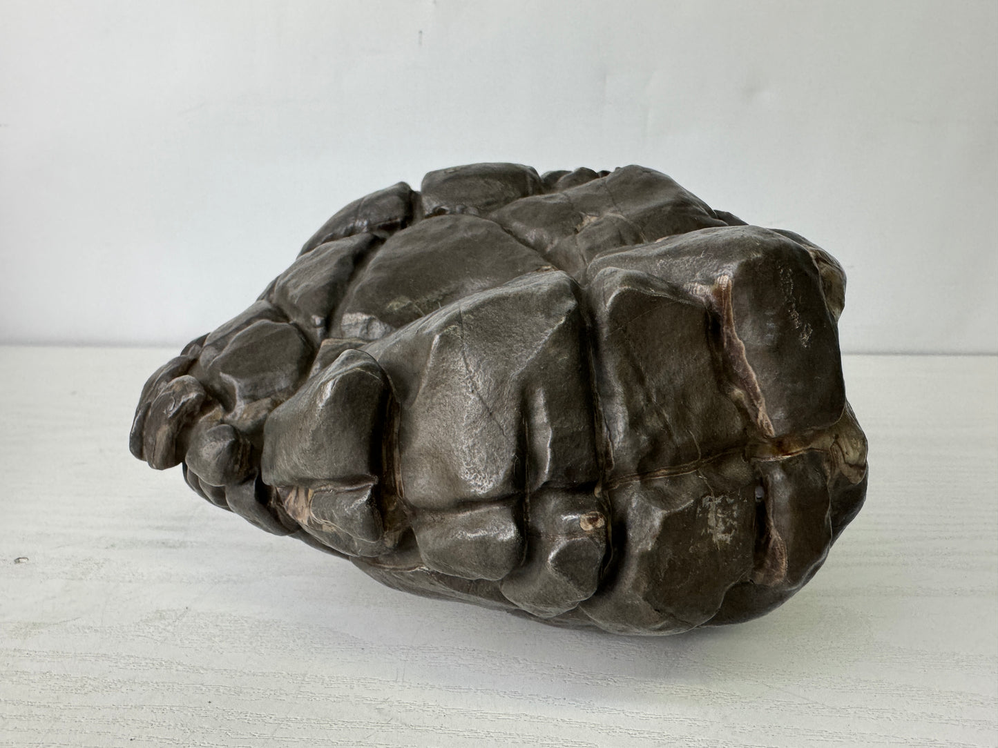 Y9989 OKIMONO Septarium wooden stand Suiseki viewing stone Japan antique decor