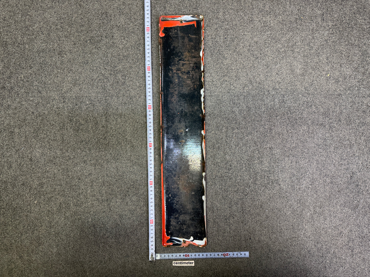 Y9991 SIGNBOARD Enamel sign Ikari Sauce Japan antique wall interior vintage