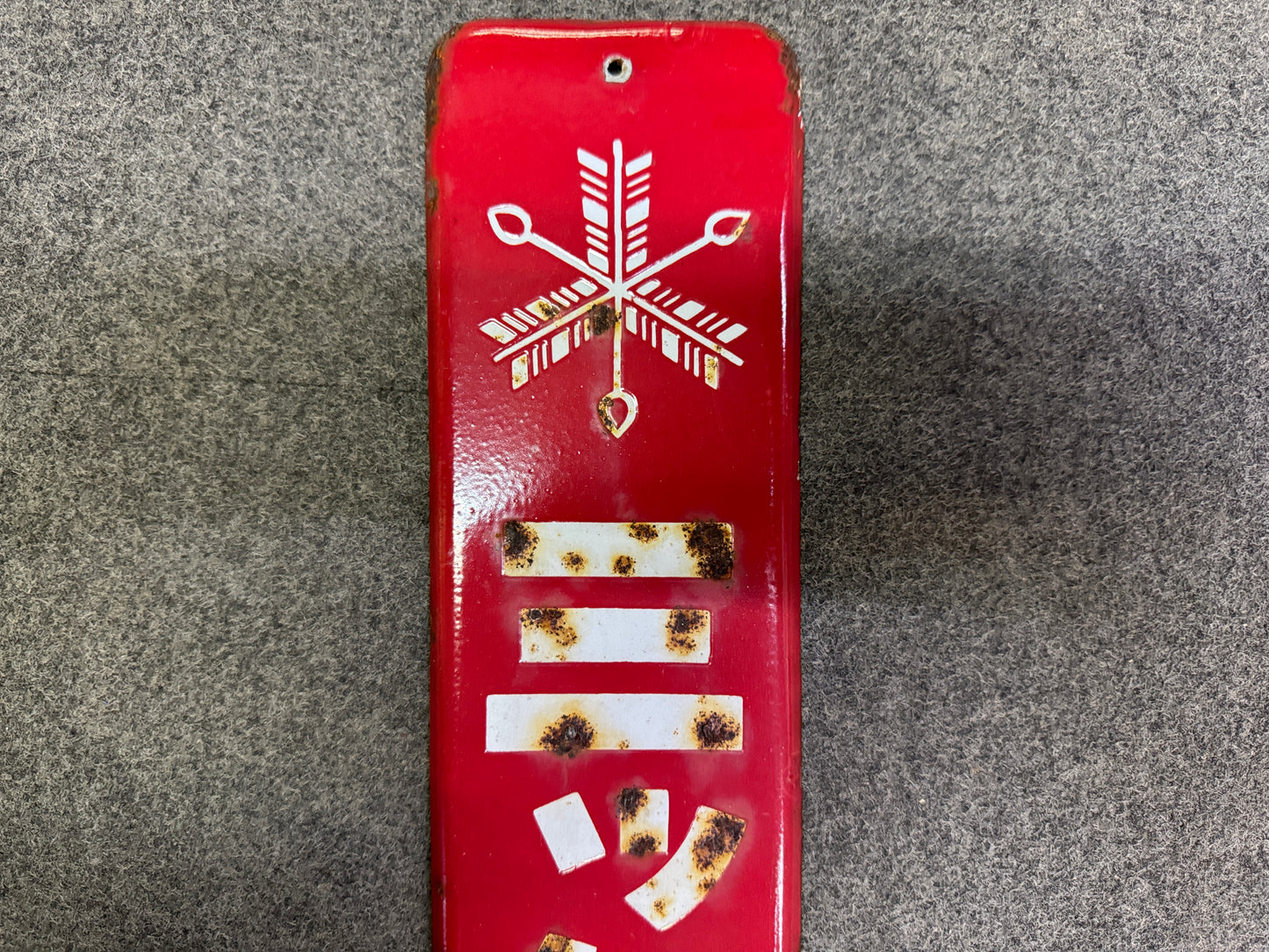 Y9992 SIGNBOARD Enamel sign MItsuya Sauce Japan antique wall interior shop decor