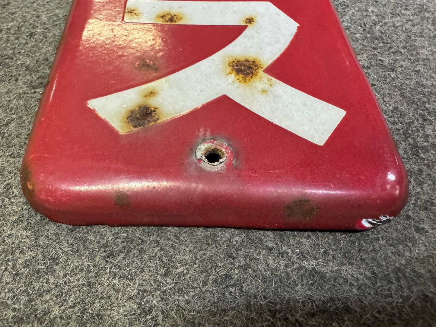 Y9992 SIGNBOARD Enamel sign MItsuya Sauce Japan antique wall interior shop decor