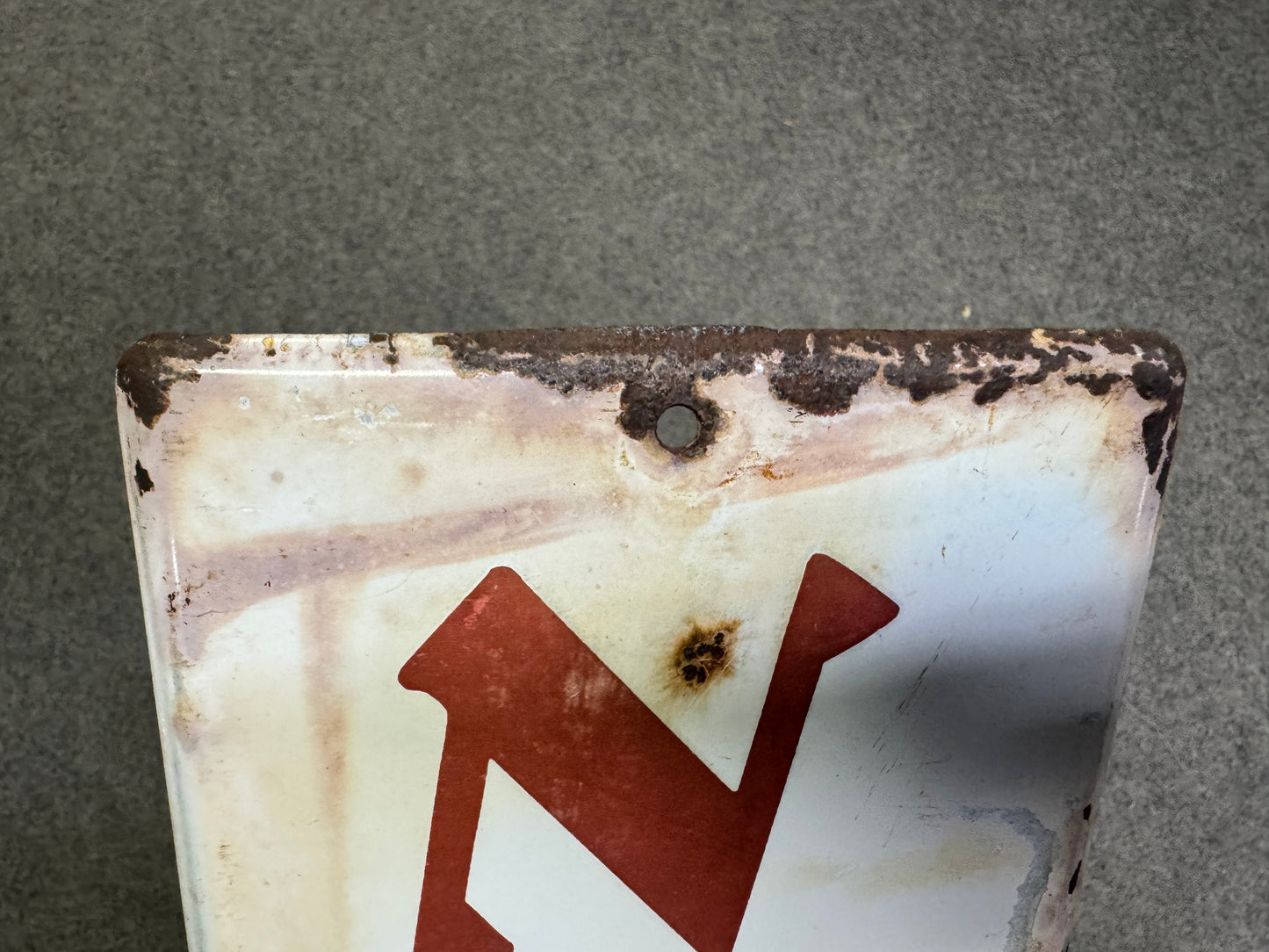 Y9993 SIGNBOARD Enamel sign NEC refrigerator Japan antique wall interior decor