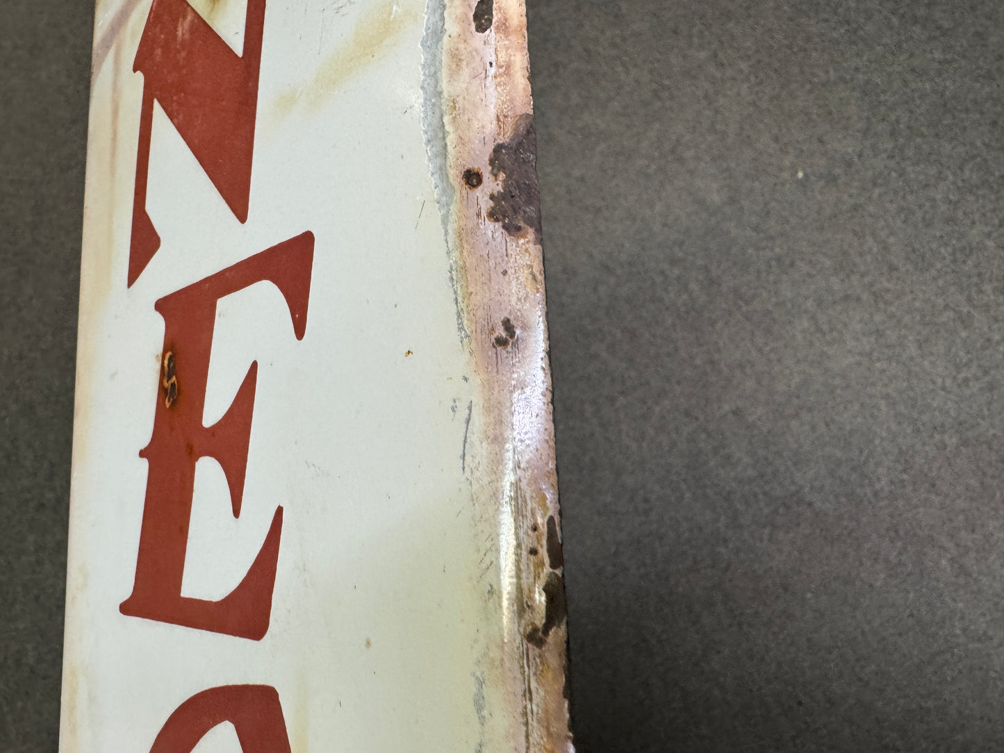 Y9993 SIGNBOARD Enamel sign NEC refrigerator Japan antique wall interior decor