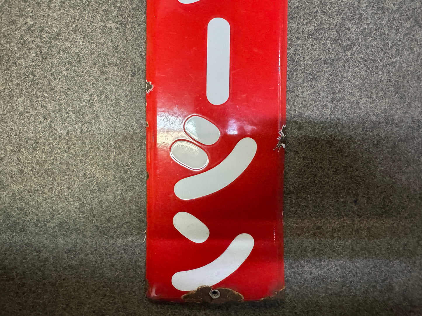 Y9995 SIGNBOARD Enamel sign Norshin fever reducer Japan antique wall interior