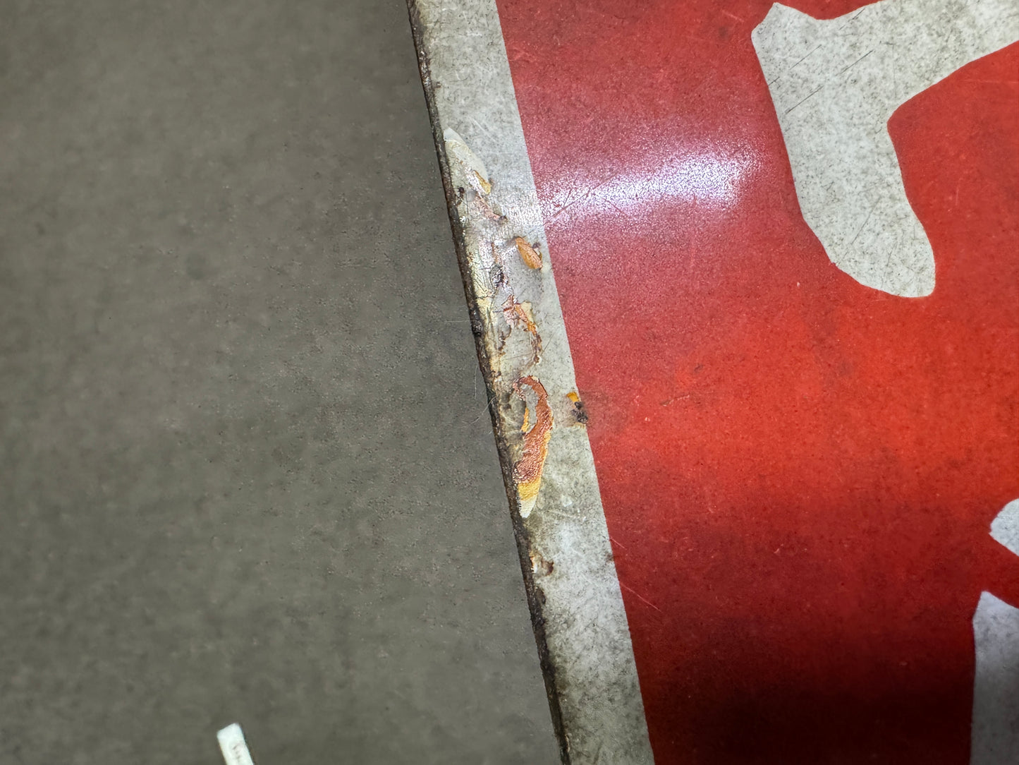 Y9997 SIGNBOARD Enamel sign Mitsuwa Soap Japan antique wall interior store decor