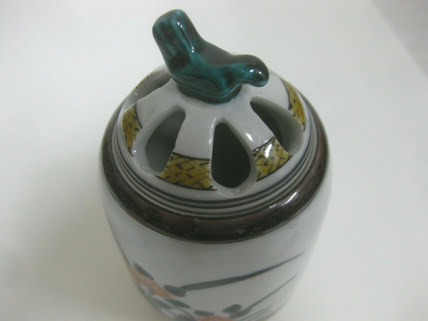 Y0055 KOURO Kutani-ware antique Incense Burner fragrance aroma japan