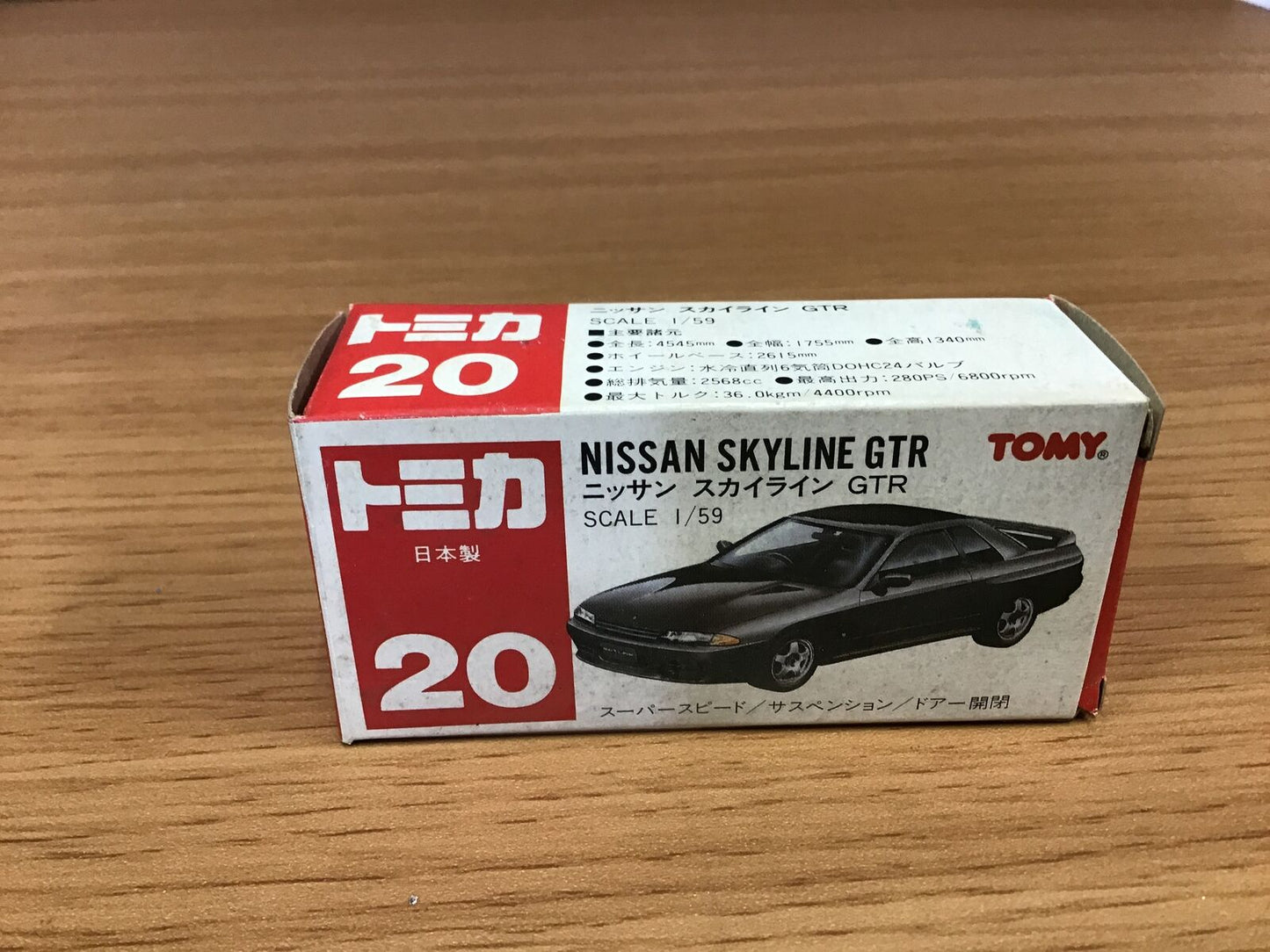 Y0123 TOMICA SKYLINE GTR red box TAKARA TOMY vintage mini car from Japan rare