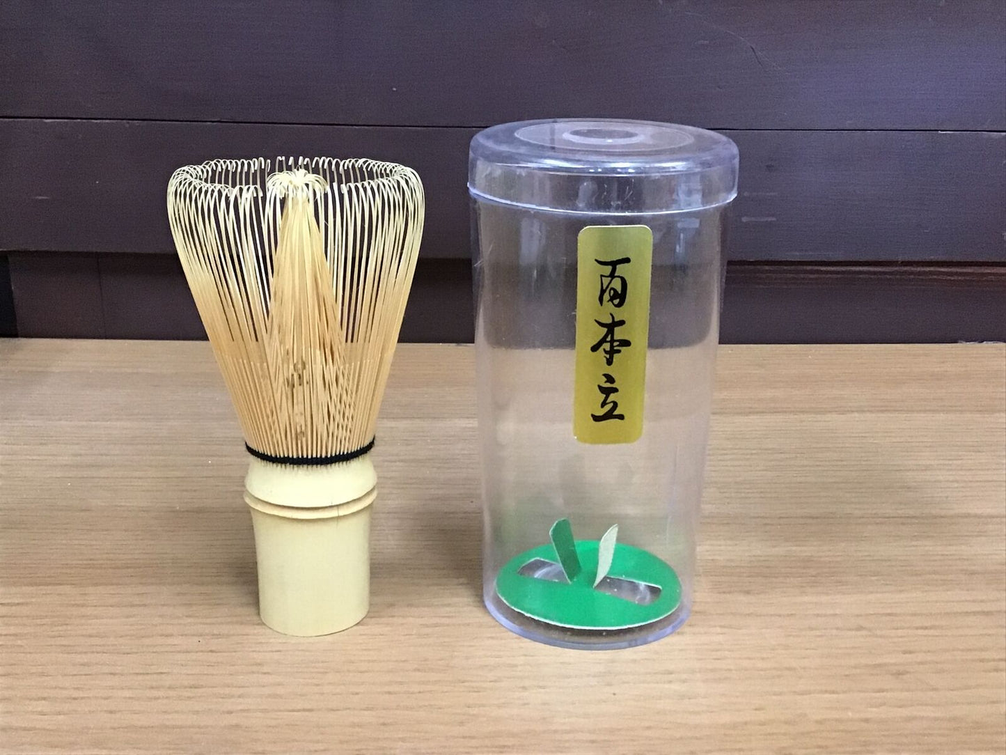 Y1005 CHASEN Bamboo Tea Whisk box matcha utensils Japanese Tea Ceremony antique