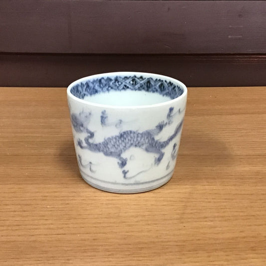 Y1001 CHAWAN Koimari Ko Imari dragon soba-choko cup antique bowl pottery Japan