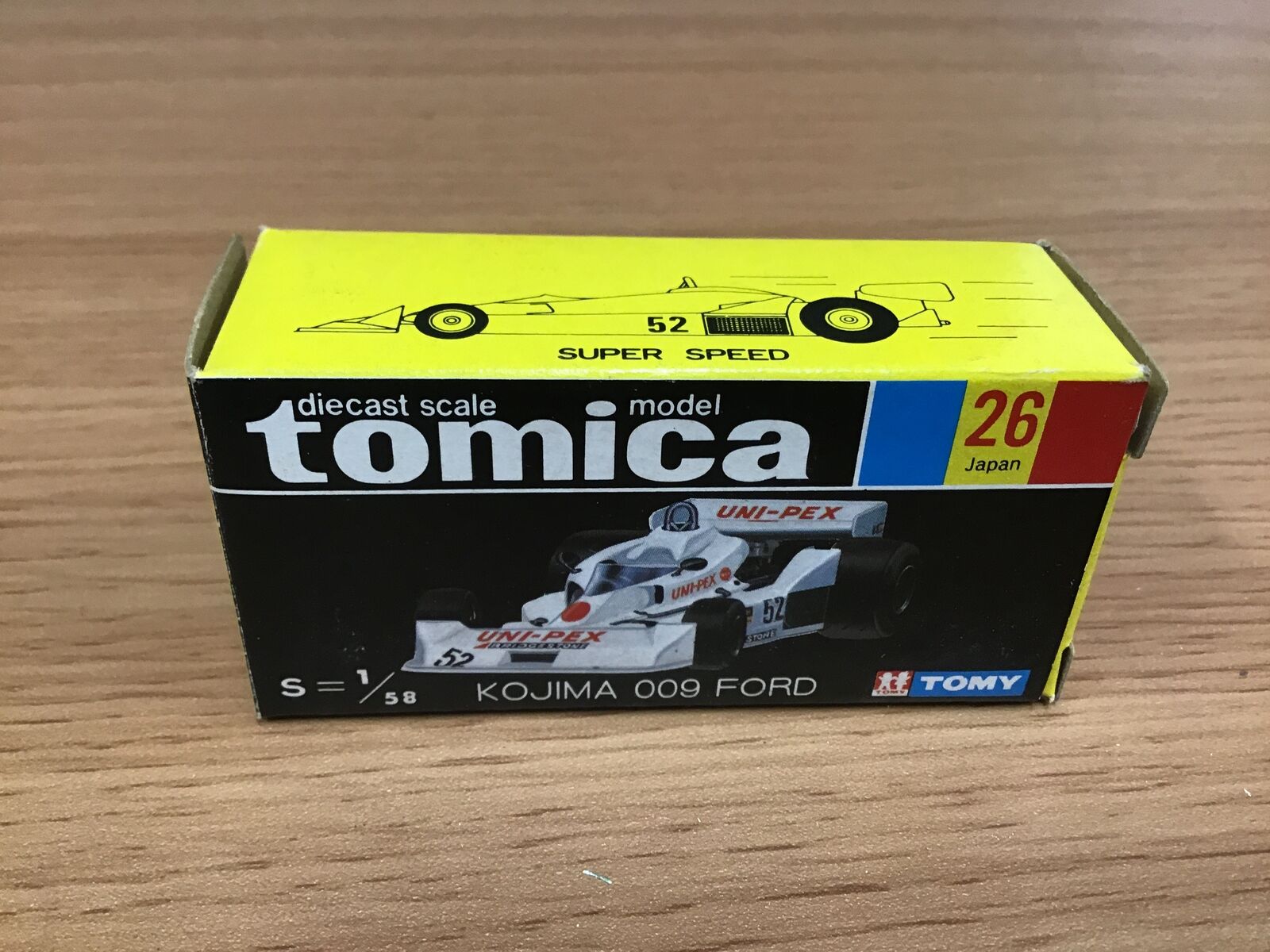 Y0141 TOMICA KOJIMA009FORD black box TAKARA TOMY vintage mini car 