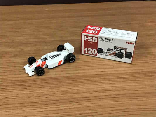 Y0113 TOMICA footwork F-1 seal with Red box TAKARA TOMY vintage car from Japan