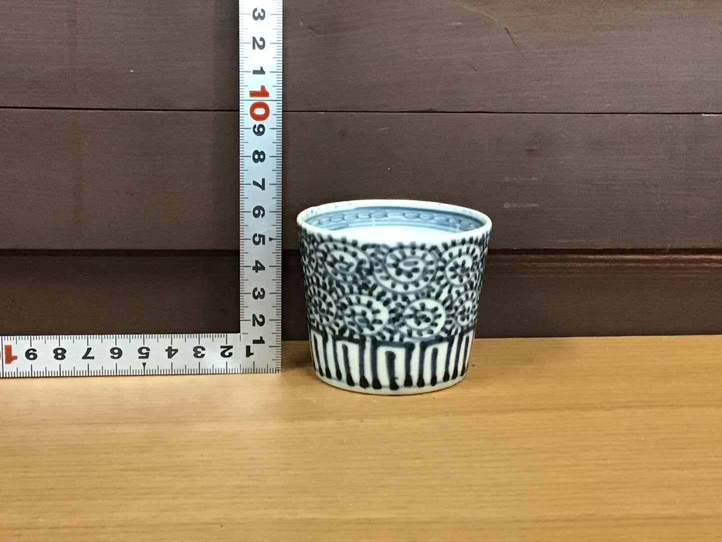 Y0999 CHAWAN Koimari Ko Imari soba-choko cup arabesque bowl pottery Japan