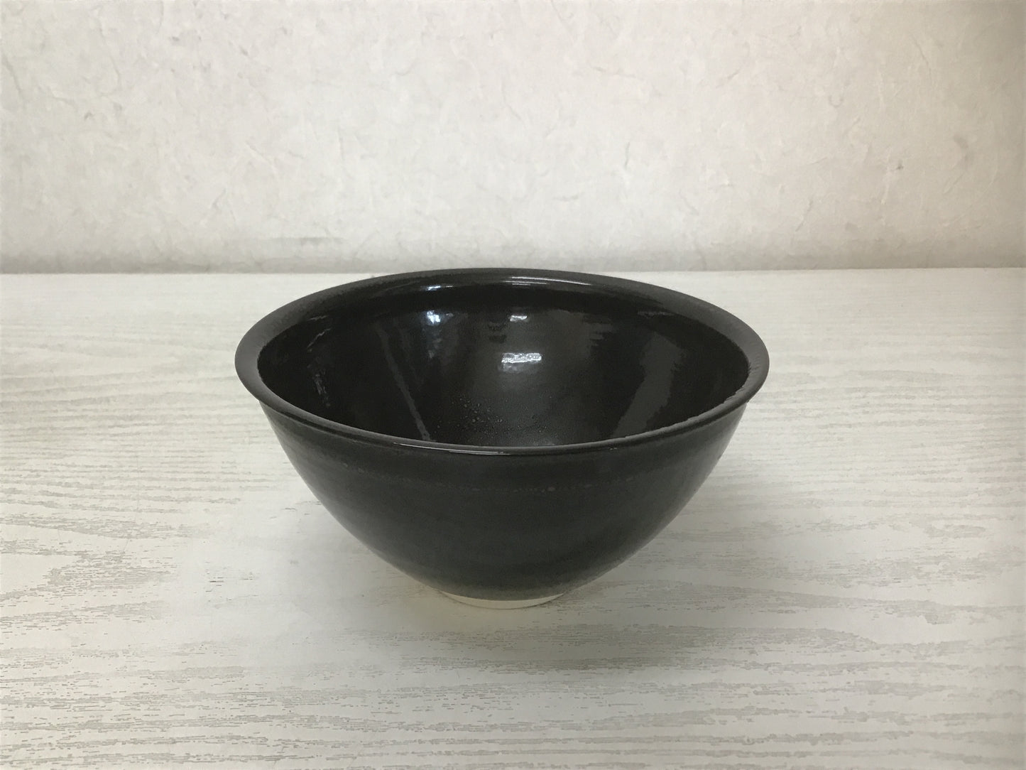 Y1432 CHAWAN Seto-ware Tenmoku signed box Japanese bowl pottery tea ceremony