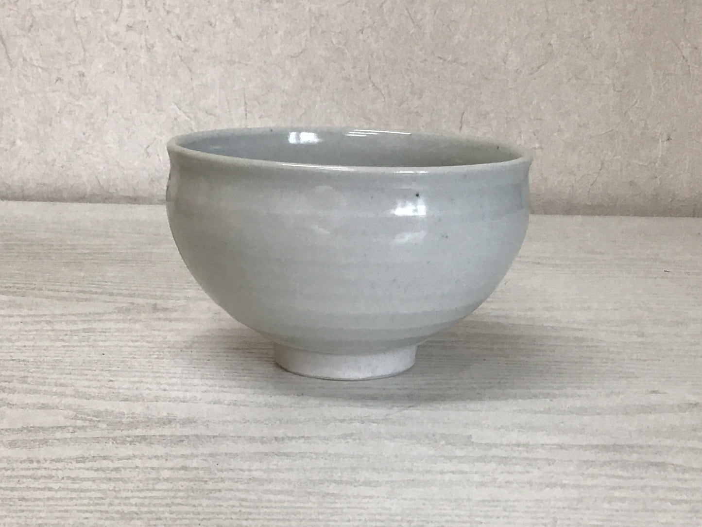 Y1464 CHAWAN Mino-ware signed box Japanese bowl pottery Japan tea ceremony