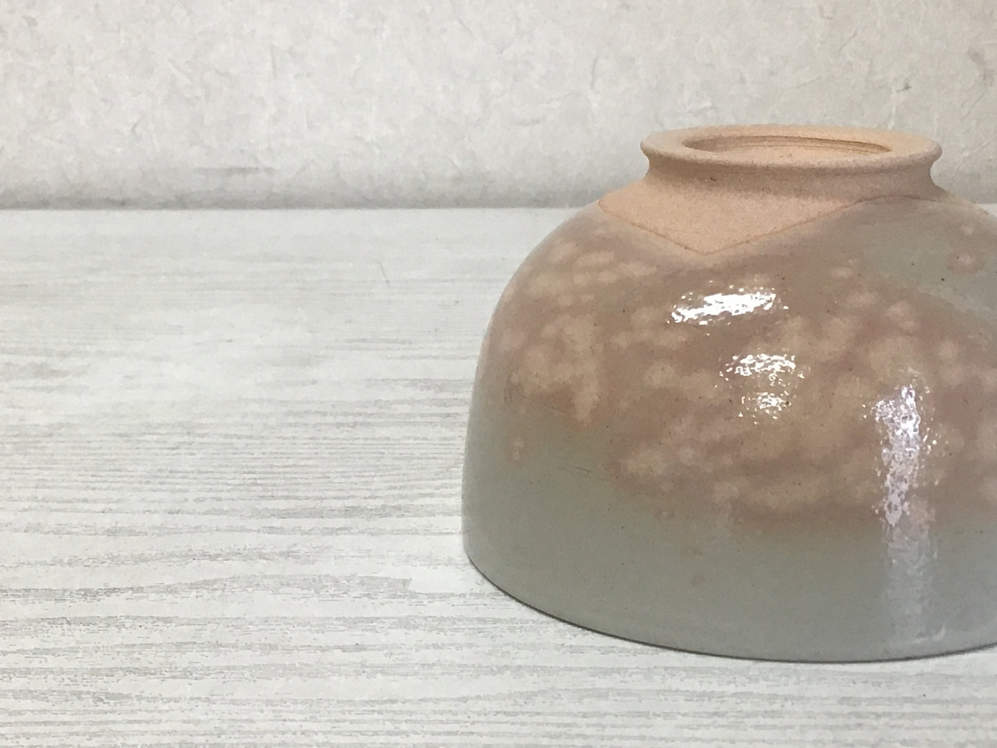 Y1478 CHAWAN Akahada-ware signed box Japanese bowl pottery Japan tea ceremony