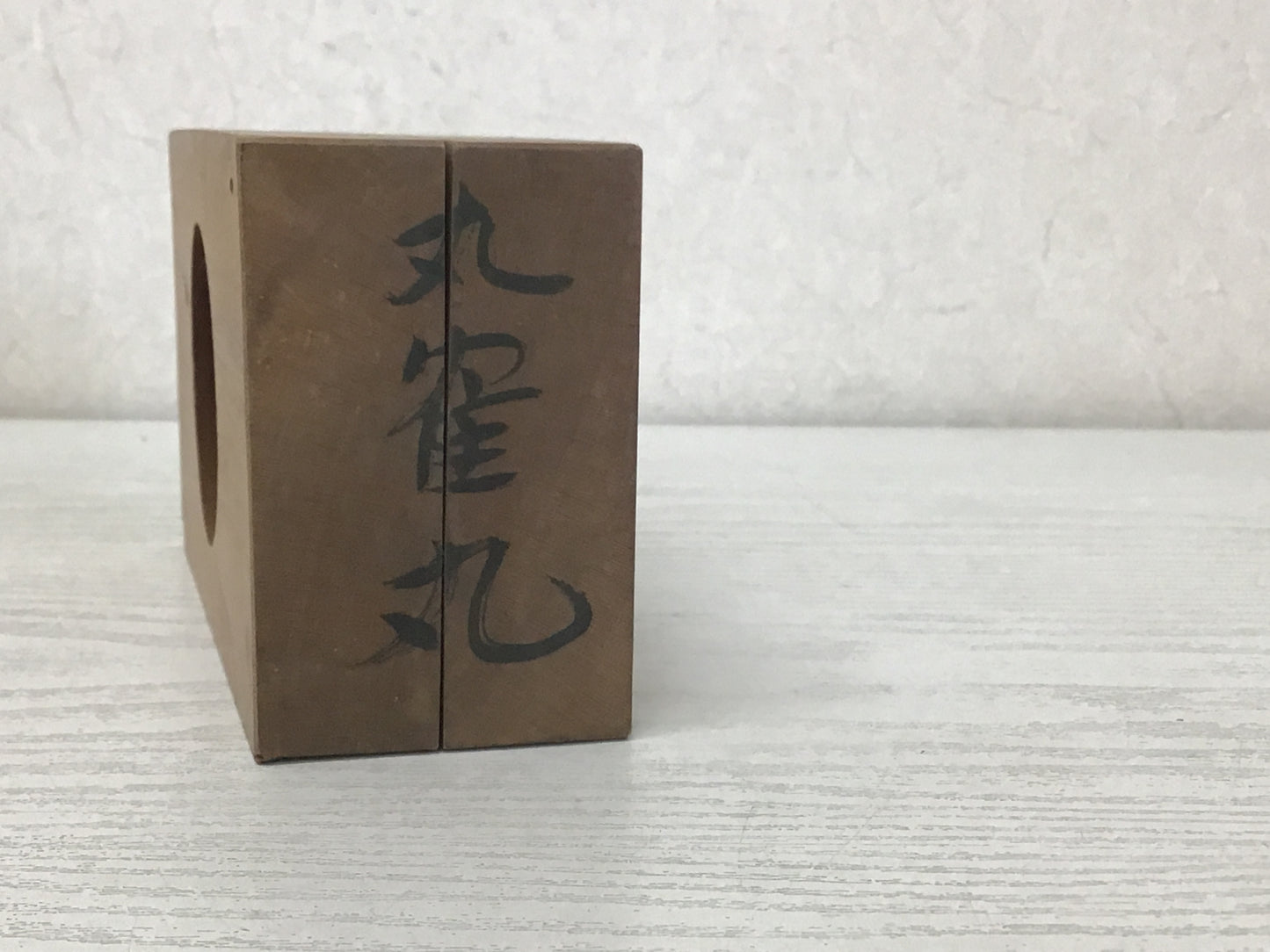 Y1531 KASHIGATA crest crane Japanese vintage Wooden Pastry Mold wagashi