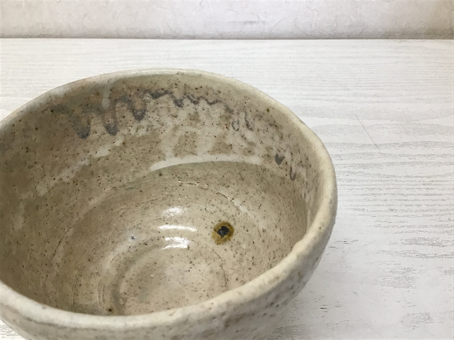 Y1580 CHAWAN Seto-ware signed box Japanese bowl pottery Japan tea ceremony