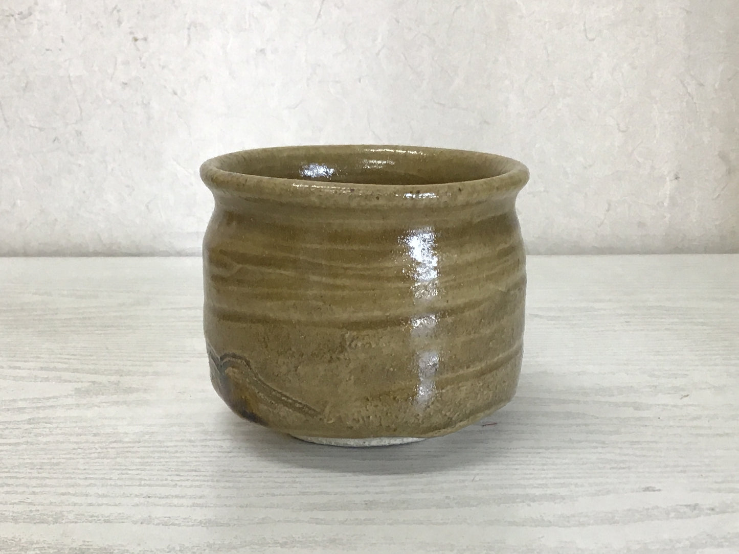 Y1585 CHAWAN Seto-ware signed box Japanese bowl pottery Japan tea ceremony