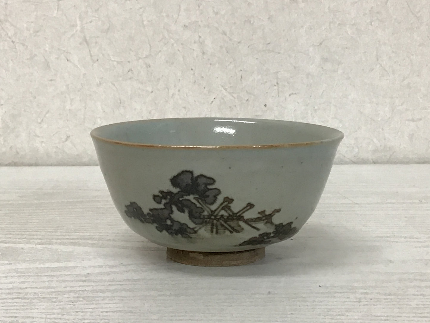 Y1836 CHAWAN Yosamu-ware signed box Japanese bowl pottery Japan tea ceremony