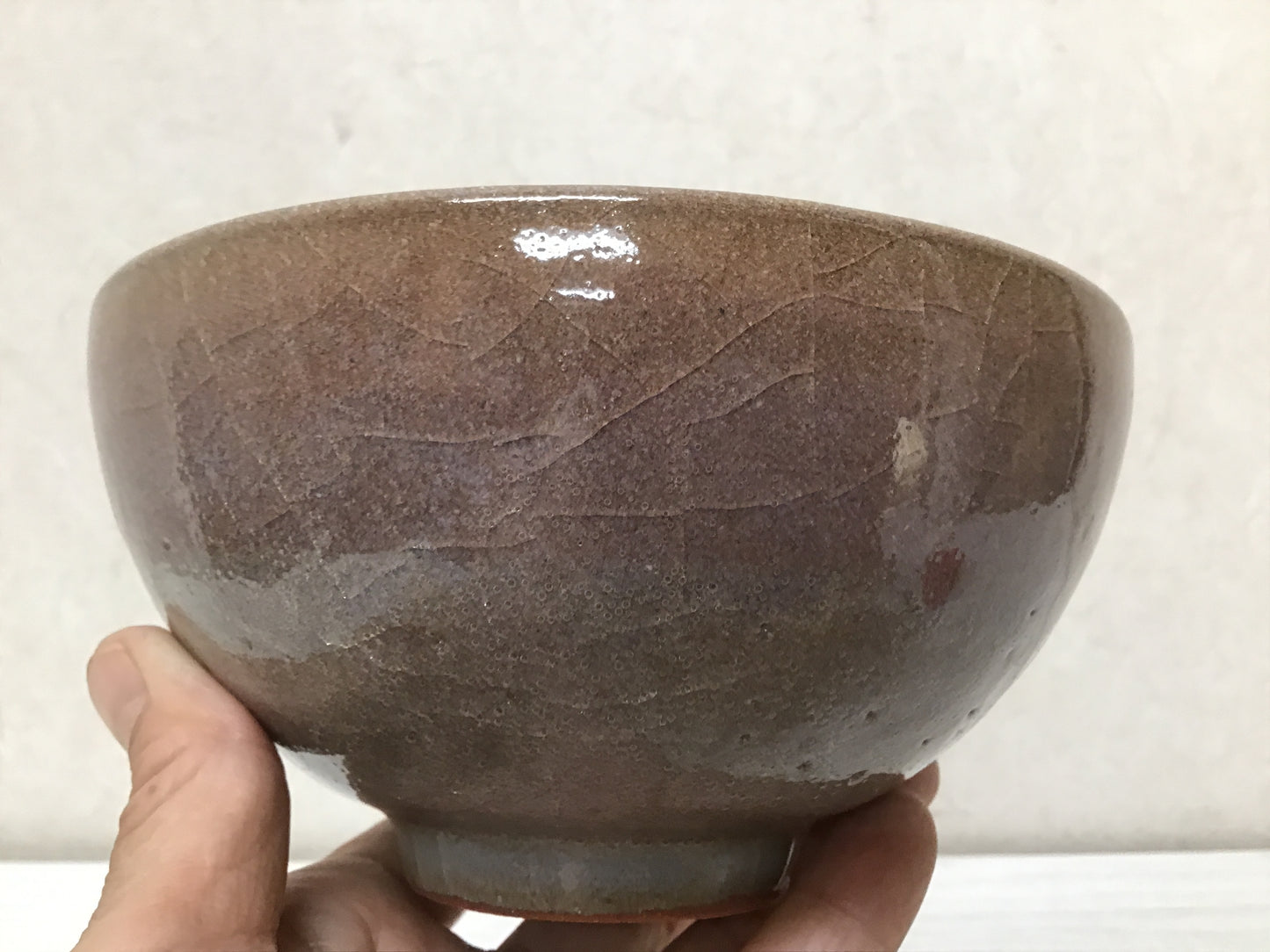 Y1922 CHAWAN Seto-ware signed box Japanese bowl pottery Japan tea ceremony