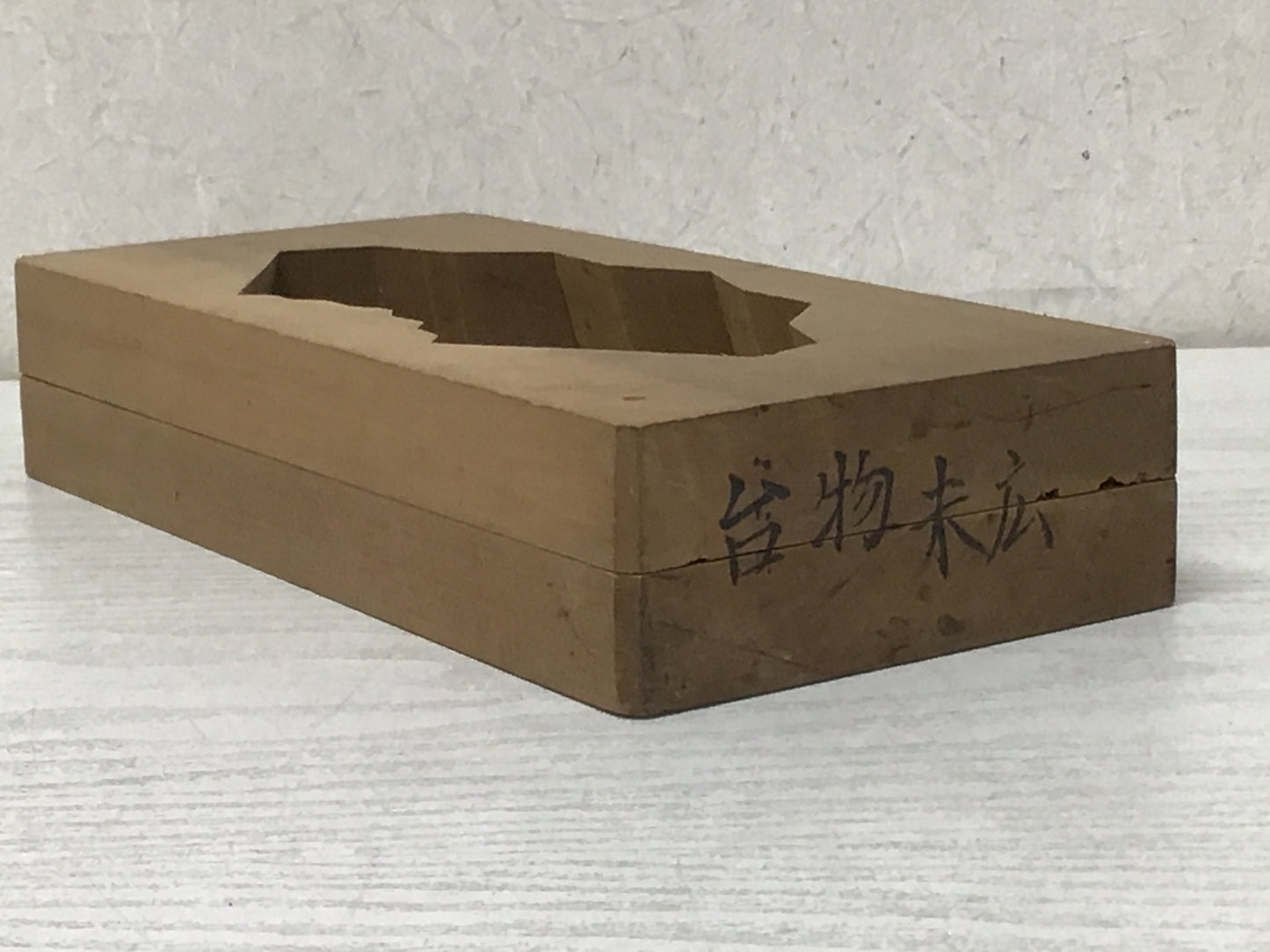 Y1958 KASHIGATA Fan Japanese vintage Wooden Pastry Mold wagashi