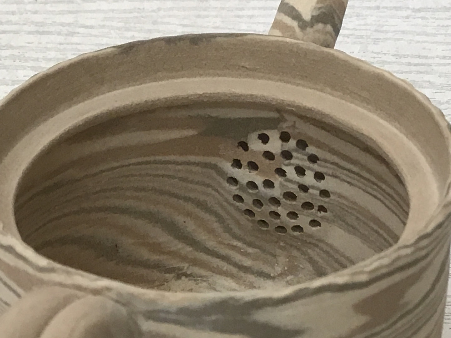 Y2038 KYUSU Banko-ware Teapot pot signed box Japan Tea Ceremony antique