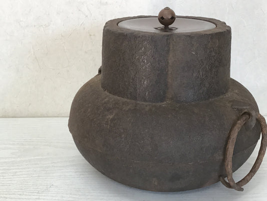Y2039 CHAGAMA Iron Tea Kettle Teapot pot Japanese Japan antique vintage