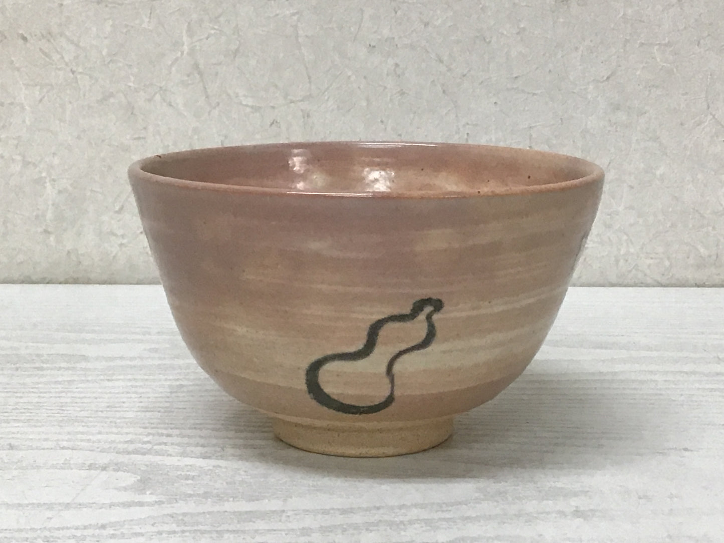 Y2151 CHAWAN Hagi-ware signed box Japan pottery antique tea ceremony