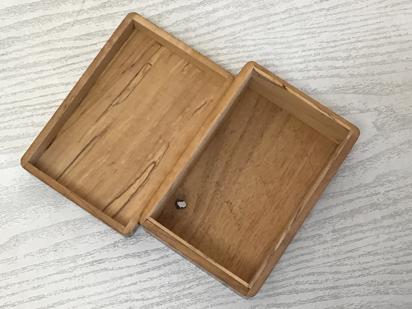 Y2334 BOX Hakone woodwork accessory case storage interior Japan antique vintage