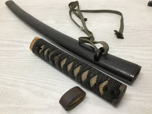 Y2360 TSUKA sword hilt accouterment samurai Japan Koshirae antique Katana
