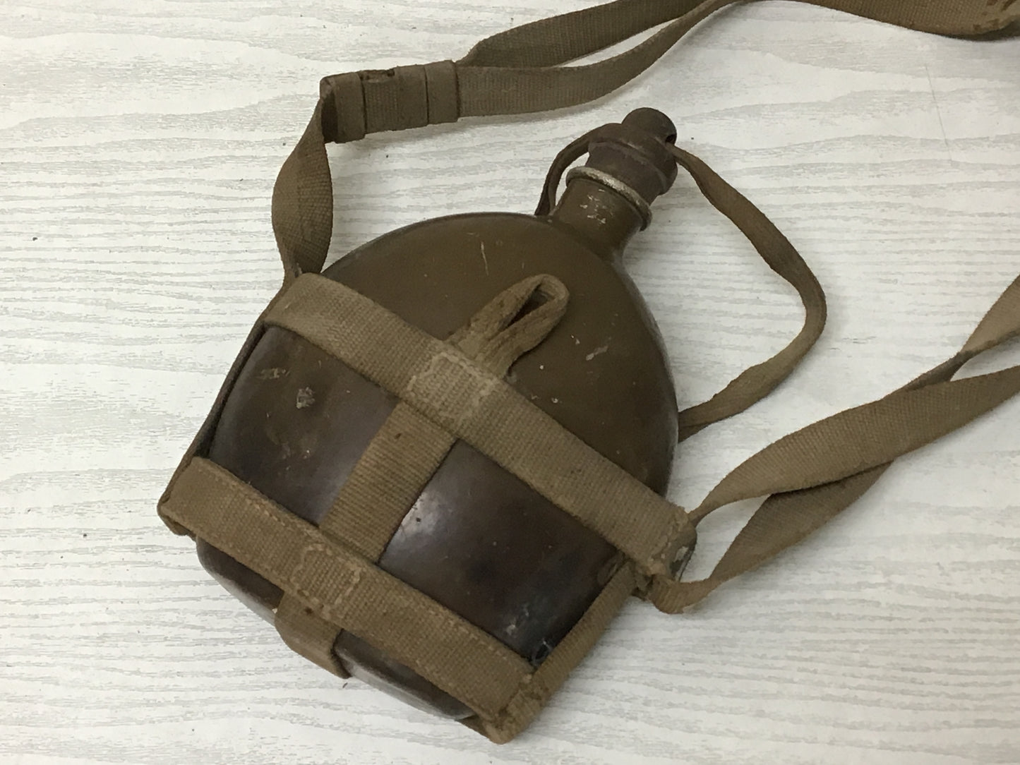 Y2372 Imperial Japan Army Canteen water bottle military gear Japan WW2 vintage