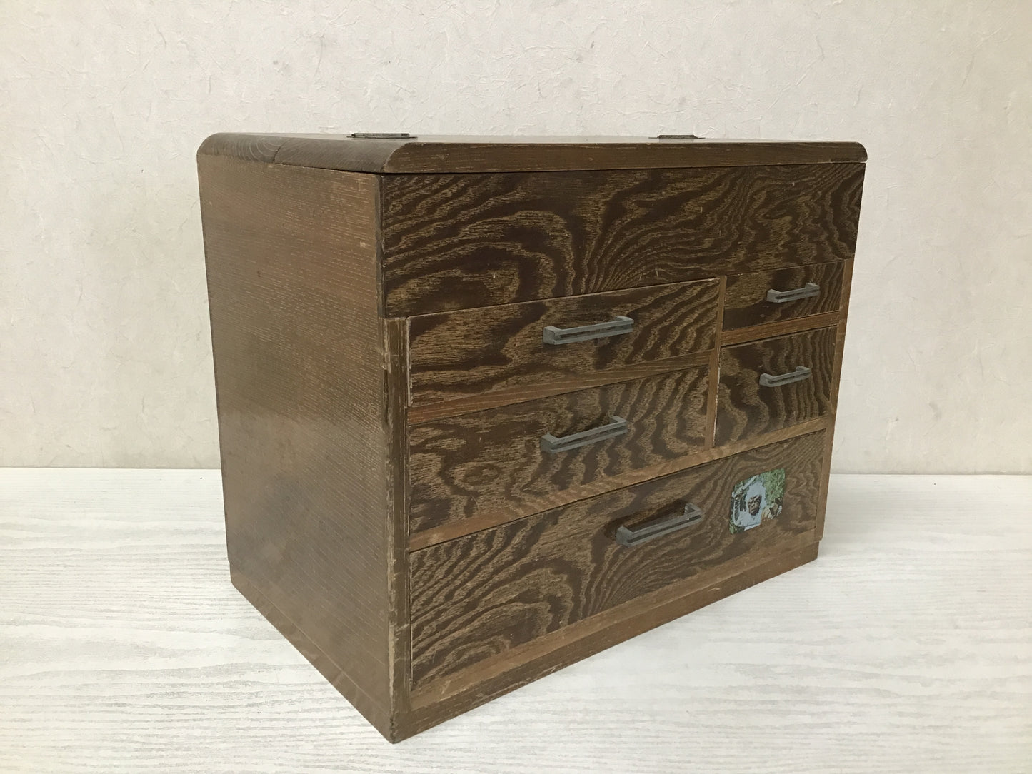 Y2404 TANSU Chest of Drawers Mulberry sewing box Japanese antique Japan