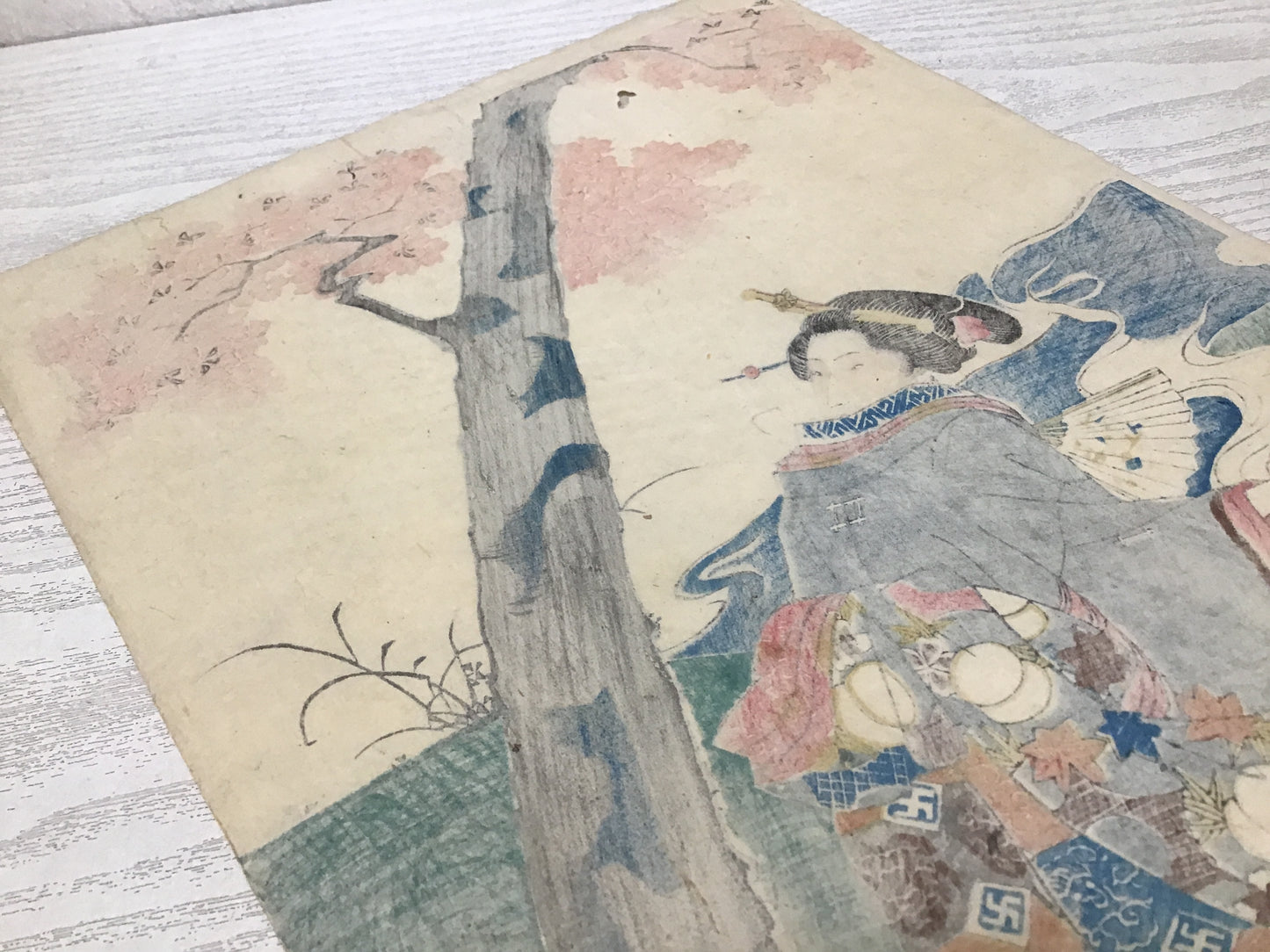 Y2467 WOODBLOCK PRINT Kuniyoshi 1 piece Japanese Ukiyoe vintage painting art