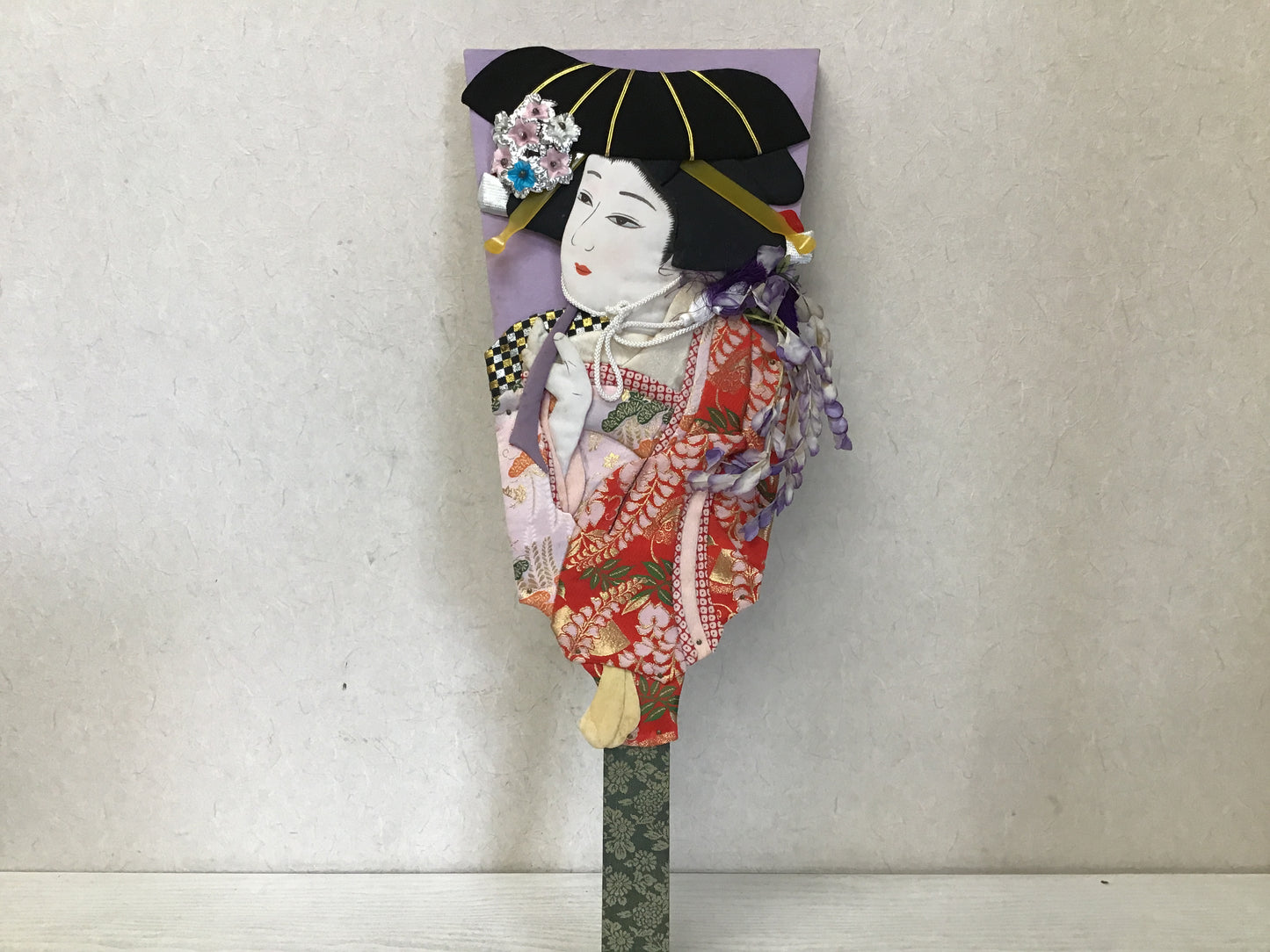 Y2472 HAGOITA Kimono Beauty battledore Japan antique vintage traditional